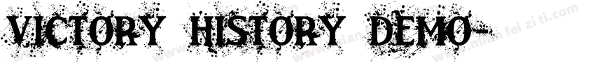 victory history demo字体转换